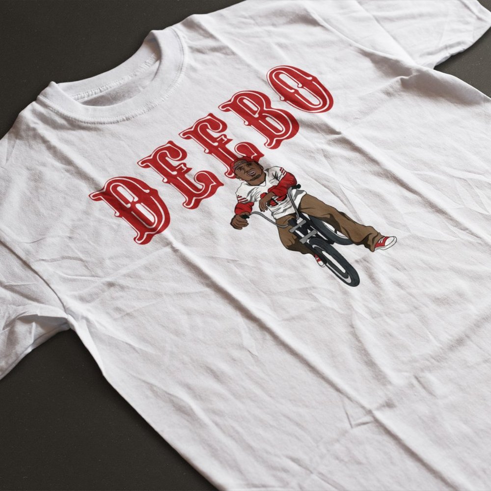 Deebo Bike Football Funny shirt, 9ers Football Shirt, Bang bang Niner gang , Sup